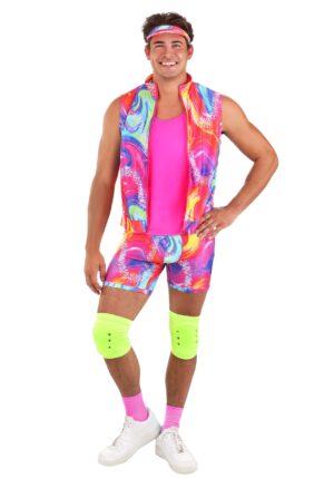 Retro Rollerblade Doll Men's Costume | Barbie Doll Costumes