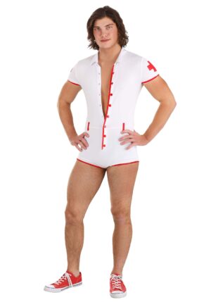 Men's Sexy Nurse Costume Romper | Sexy Nurse Costumes