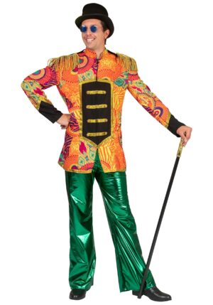 Sgt. Pepper Album Inspired Orange Men's Costume Jacket | Celebrity Costumes