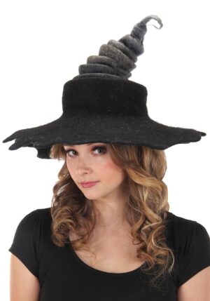 Midnight Fog Heartfelted Gray Witch Costume Hat