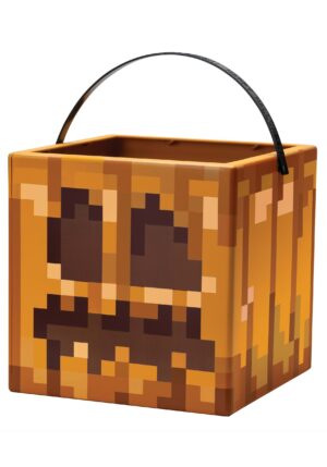 Minecraft Jack O'Lantern Treat Bucket | Minecraft Accessories
