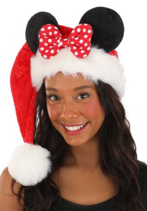 Disney Minnie Mouse Holiday Santa Cap | Disney Accessories