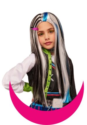 Girl's Monster High Frankie Costume Wig | Kid's Wigs