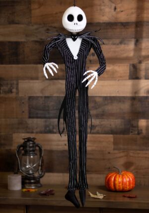 30-Inch Nightmare Before Christmas Poseable Hanging Jack Skellington Decoration | Disney Decorations