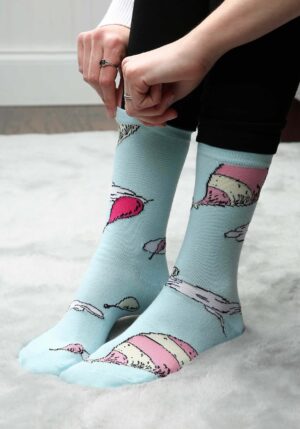 Adult Oh! The Places You'll Go Crew Socks | Storybook Accessories