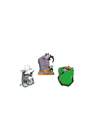 15-Inch Oogie Boogie and Dr Finkelstein Decorative Yard Kit | Nightmare Before Christmas Decorations