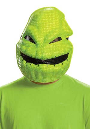 Oogie Boogie Green Vacuform Costume Adult Mask | Nightmare Before Christmas Accessories
