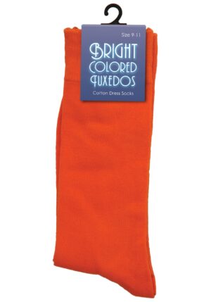 Adult Bright Orange Costume Socks | Costume Accessories