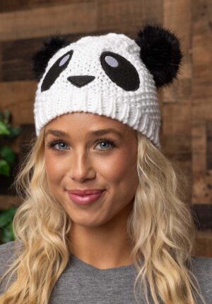 Panda Knit Adult Beanie | Panda Accessories