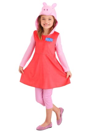 Girl's Peppa Pig Long Sleeve Costume