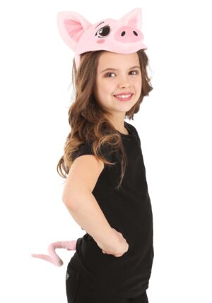 Pig Soft Headband & Tail Kit | Animal Accessory Kits