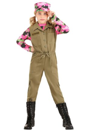 Pink Camo Army Costume for Girls | Army Costumes