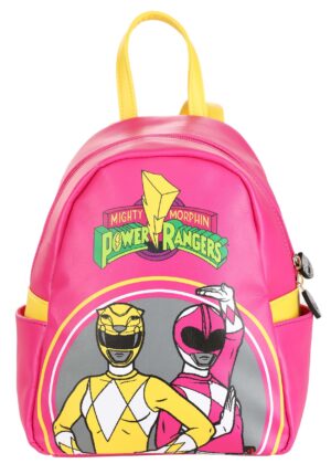 Yellow & Pink Power Rangers Mini Backpack | Power Rangers Accessories