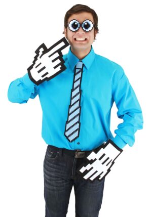 Pixel Blue/Black Necktie