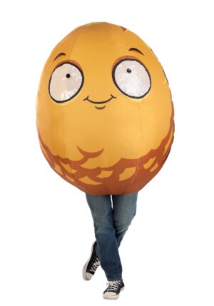 Plants Vs Zombie Adult Inflatable Wall-Nut Costume | Video Game Costumes