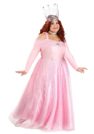 Plus Size Pink Witch Dress Deluxe Costume