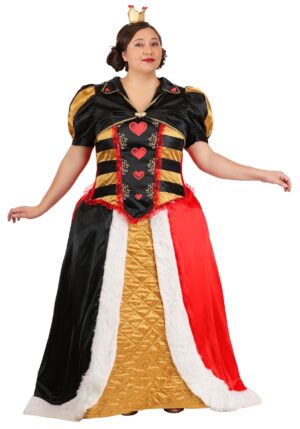 Plus Size Elite Queen of Hearts Women's Costume | Storybook Costumes