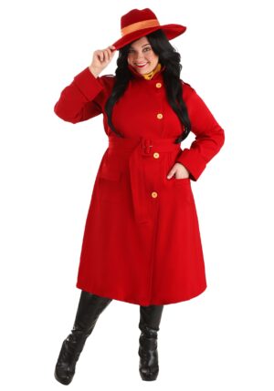 Plus Size Women's Authentic Carmen Sandiego Costume