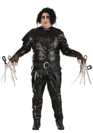 Plus Size Men's Authentic Edward Scissorhands Costume | Movie Costumes