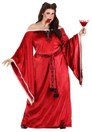 Women's Plus Size Blood Empress Vampire Costume Dress | Vampire Costumes