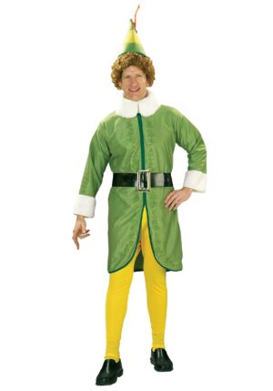 Plus Size Men's Buddy the Elf Costume | Plus Size Christmas Costumes