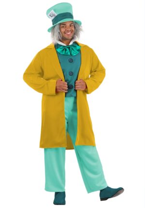 Men's Plus Size Classic Disney Mad Hatter Costume | Disney Costumes