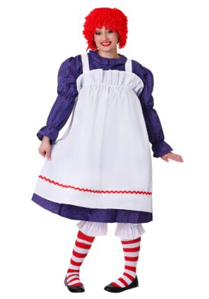 Plus Size Fairytale Rag Doll Costume