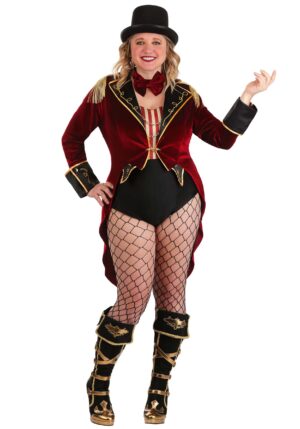 Plus Size Dark Ringmaster Women's Costume | Ringmaster Costumes