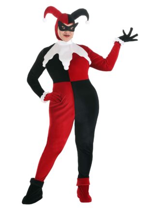 Deluxe Plus Size Harley Quinn Costume