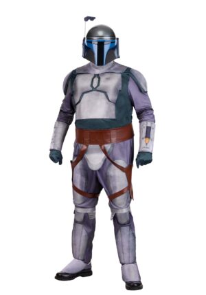 Plus Size Deluxe Star Wars Jango Fett Adult Costume | Star Wars Costumes