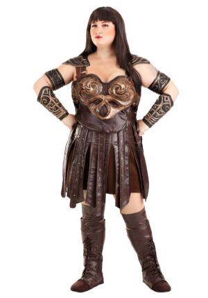 Plus Size Deluxe Xena Warrior Princess Women's Costume