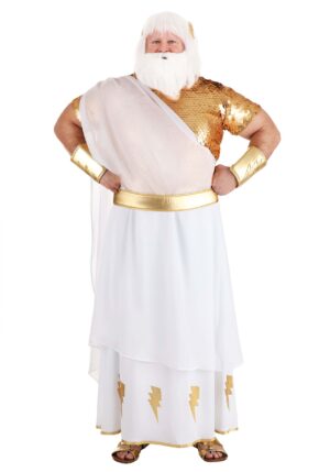 Men's Plus Size Deluxe Zeus Costume