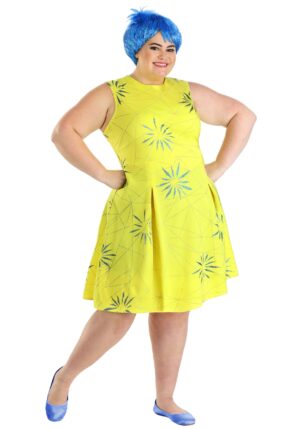 Plus Size Disney and Pixar Inside Out Women's Joy Costume | Disney Costumes
