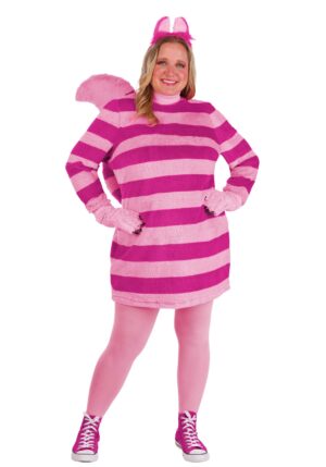 Plus Size Disney Cheshire Cat Costume Dress for Women | Disney Costumes
