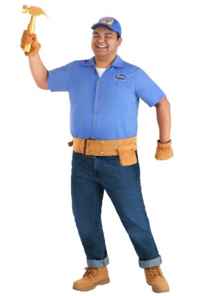 Adult Plus Size Disney Wreck It Ralph Fix It Felix Costume | Disney Costumes