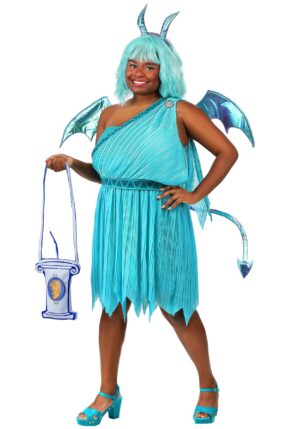 Women's Plus Size Disney Hercules Panic Costume Dress | Disney Costumes