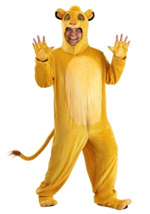 Men's Plus Size Disney Lion King Simba Costume | Lion King Costumes