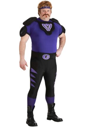 Plus Size Men's Dodgeball Purple Cobra Costume | Movie Costumes