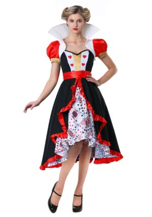 Plus Size Flirty Queen of Hearts Women's Costume | Alice in Wonderland Costumes