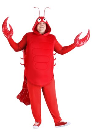 Adult Plus Size Fresh Lobster Costume | Animal Costumes
