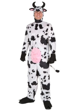 Plus Size Adult Deluxe Cow Costume | Animal Costumes