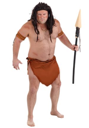 Jungle Man Plus Size Costume | Plus Size Caveman Costumes