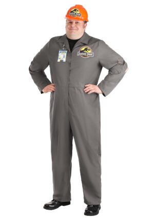 Adult Plus Size Jurassic Park Employee Costume | Jurassic Park Costumes