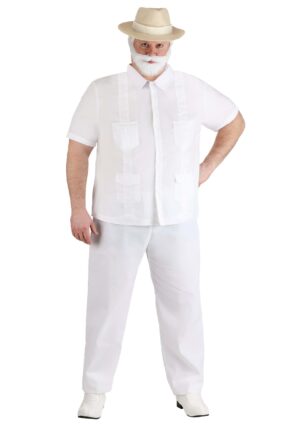 Men's Plus Size Jurassic Park John Hammond Costume | Movie Costumes