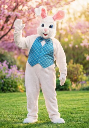 Adult Plus Size Mascot Easter Bunny Costume | Exclusive Easter Costumes