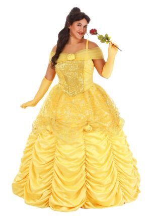 Women's Plus Size Premium Disney Belle Costume | Disney Costumes