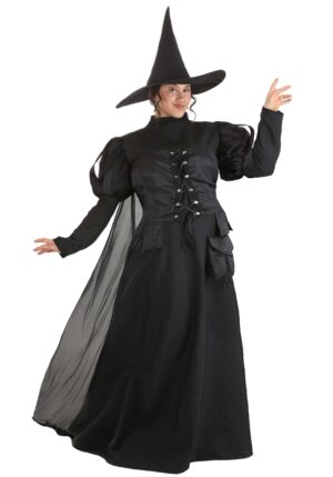 Women's Premium Plus Size Wayward Witch Costume