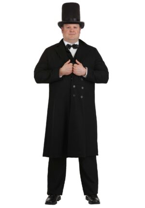 Plus Size President Abe Lincoln Men's Costume | Historical Costumes