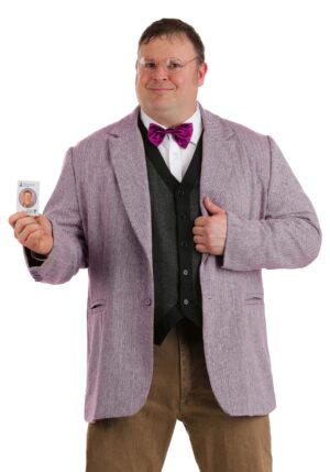 Plus Size Clue Professor Plum Men's Costume | Board Game Costumes
