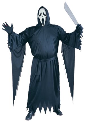 Plus Size Scream Movie Ghost Face Adult Costume | Movie Costumes
